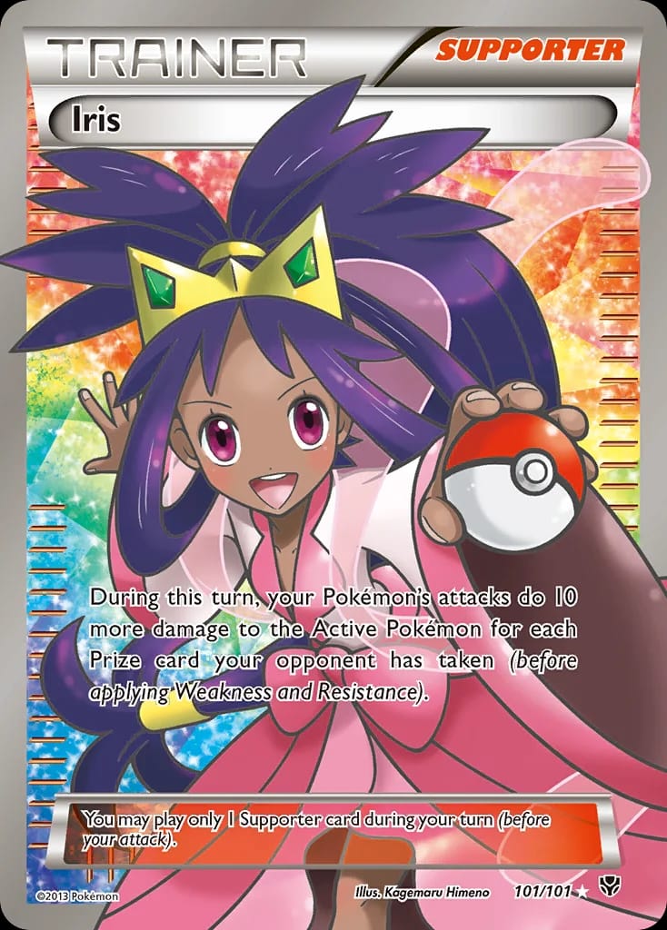 Iris Pokémon card from Plasma Blast