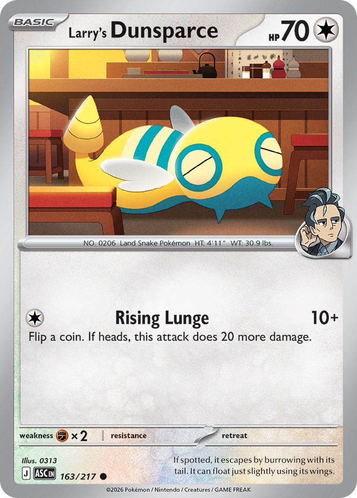 [Reverse Holo] Larry's Dunsparce