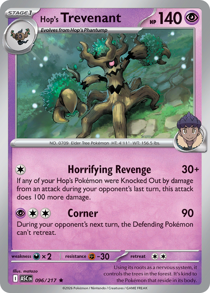 [Reverse Holo] Hop's Trevenant