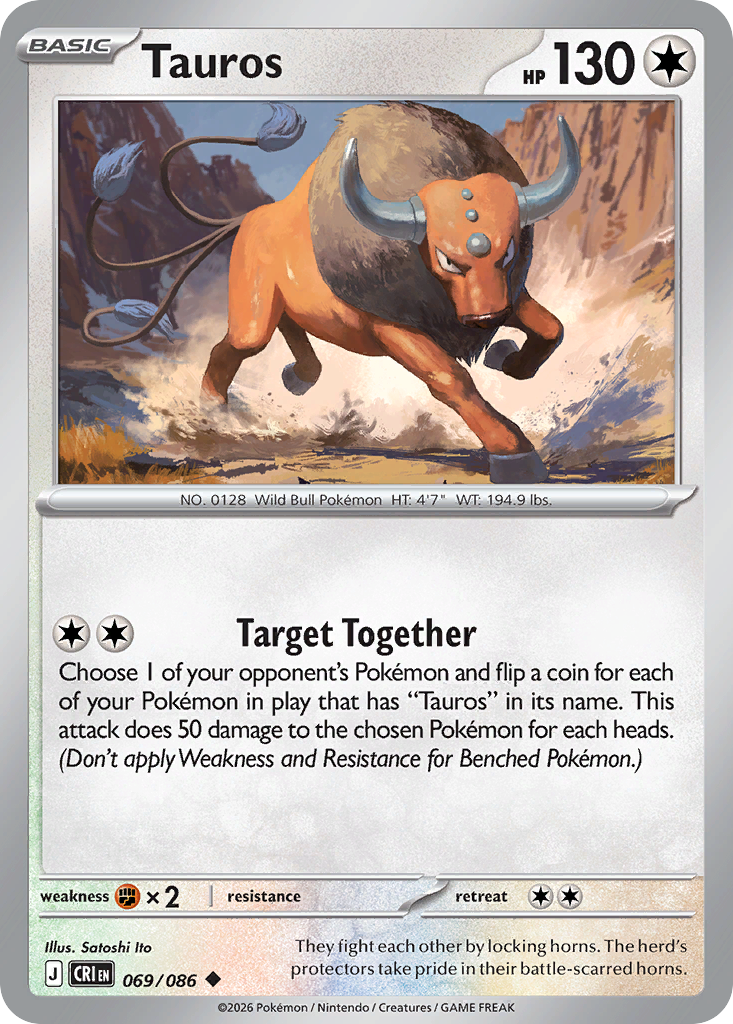 [Reverse Holo] Tauros