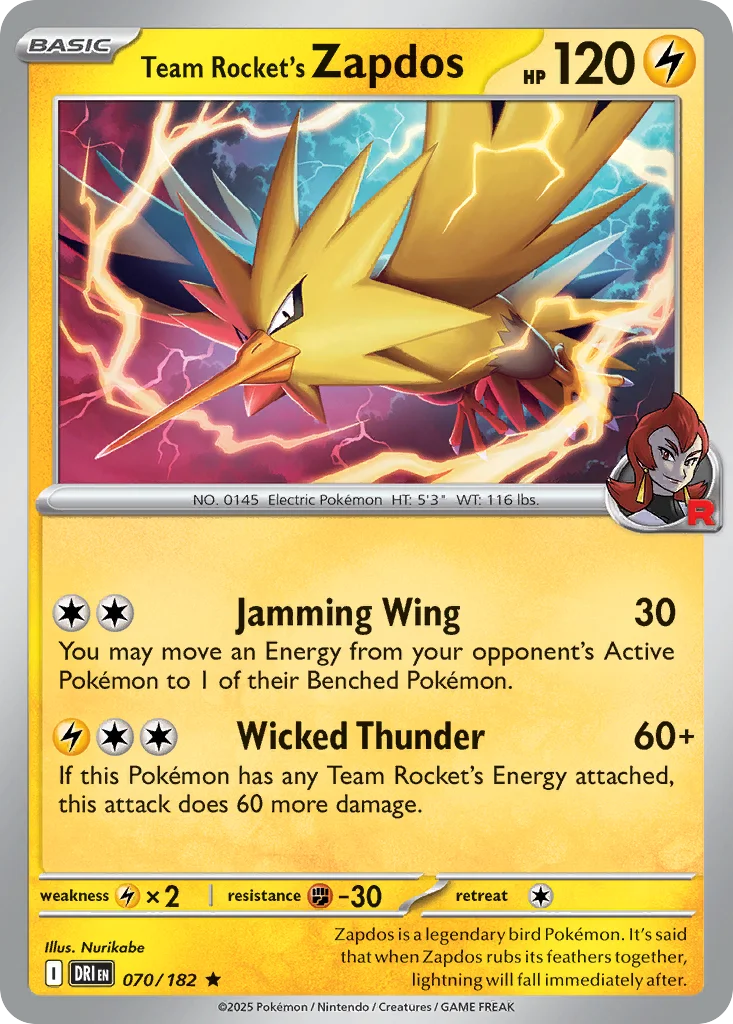 [Holo] Team Rocket's Zapdos