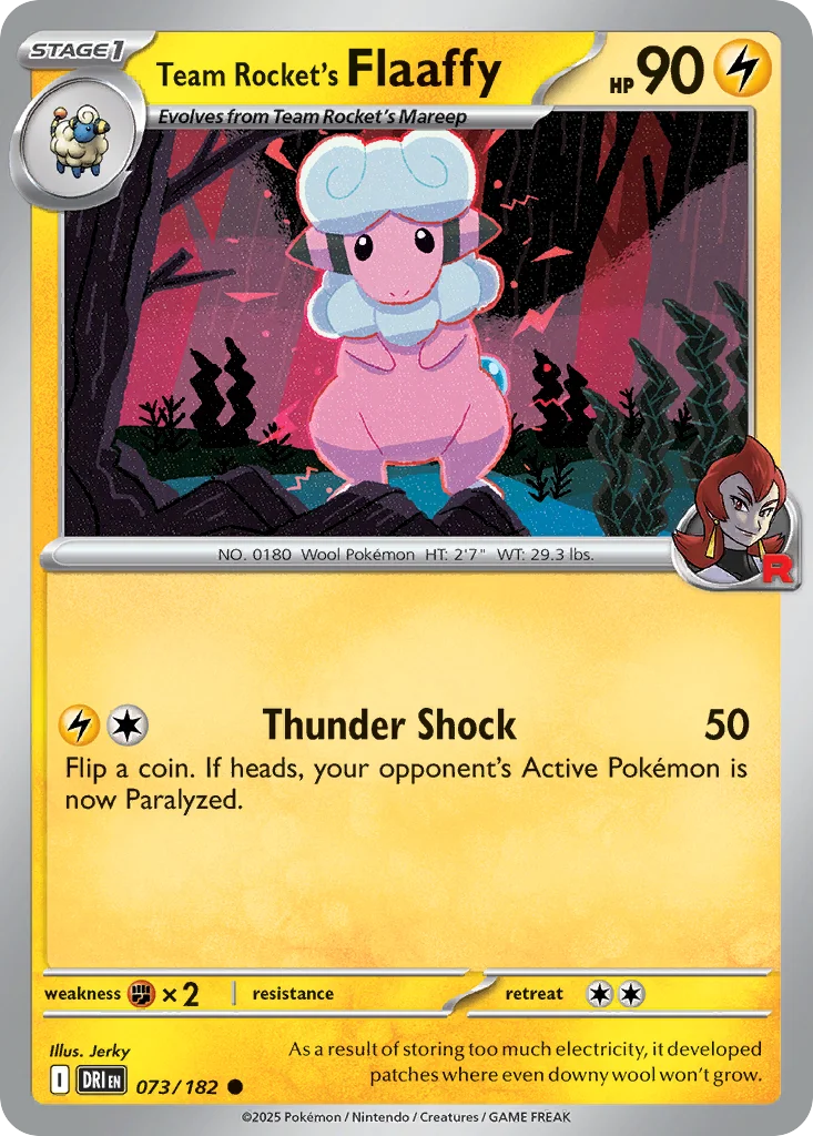 [Reverse Holo] Team Rocket's Flaaffy