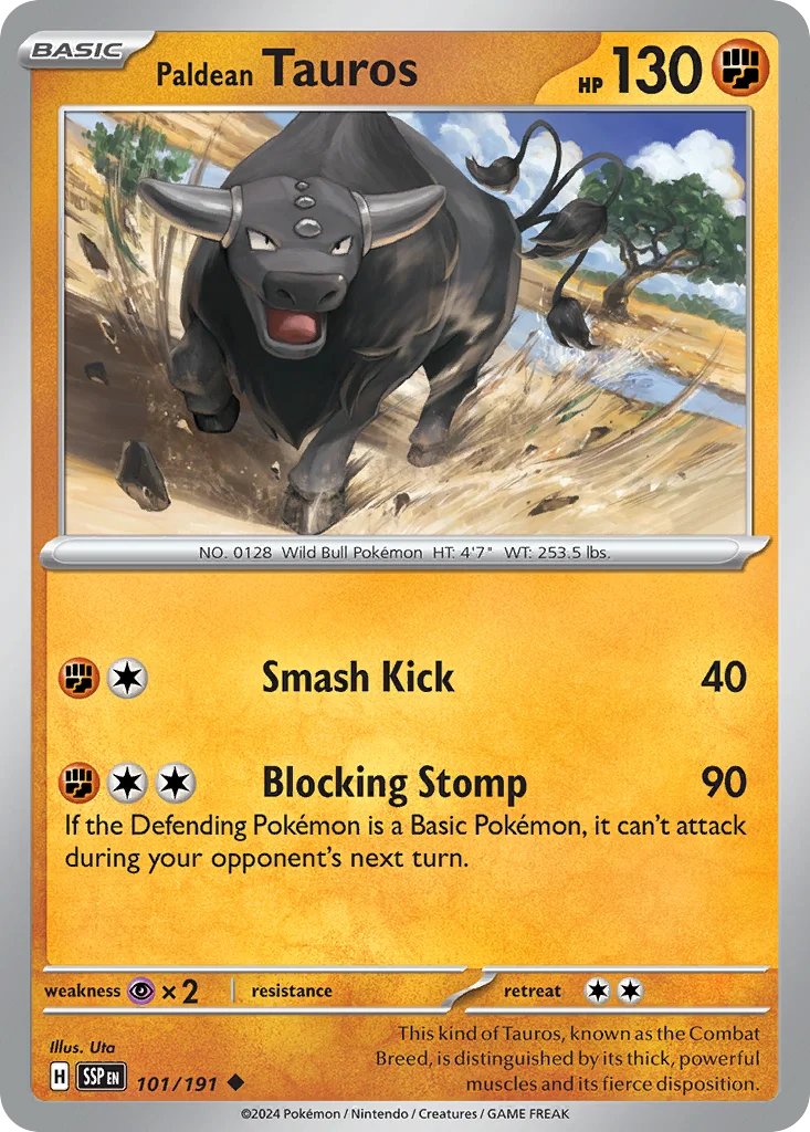 [Reverse Holo] Paldean Tauros