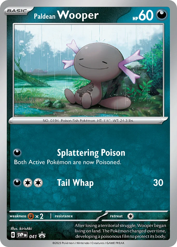 [Cosmos Holo] Paldean Wooper